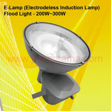 Lampu Sorot Induksi<br> 200 Watt  300 Watt   cl 63 flood light 200w300w